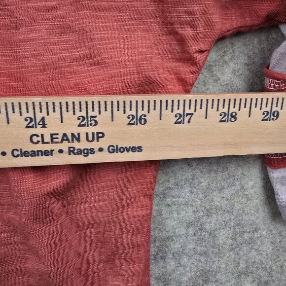 Shein Oversized Top Pink & Coral Colorblock With Paisley Boho Print Cotton Blend - Picture 5 of 5